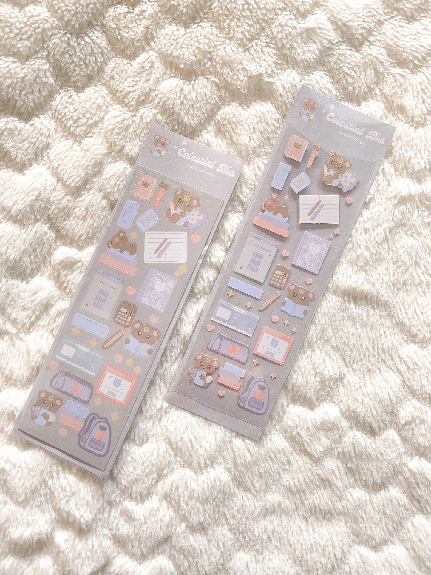 School Days Deco Sticker Sheet