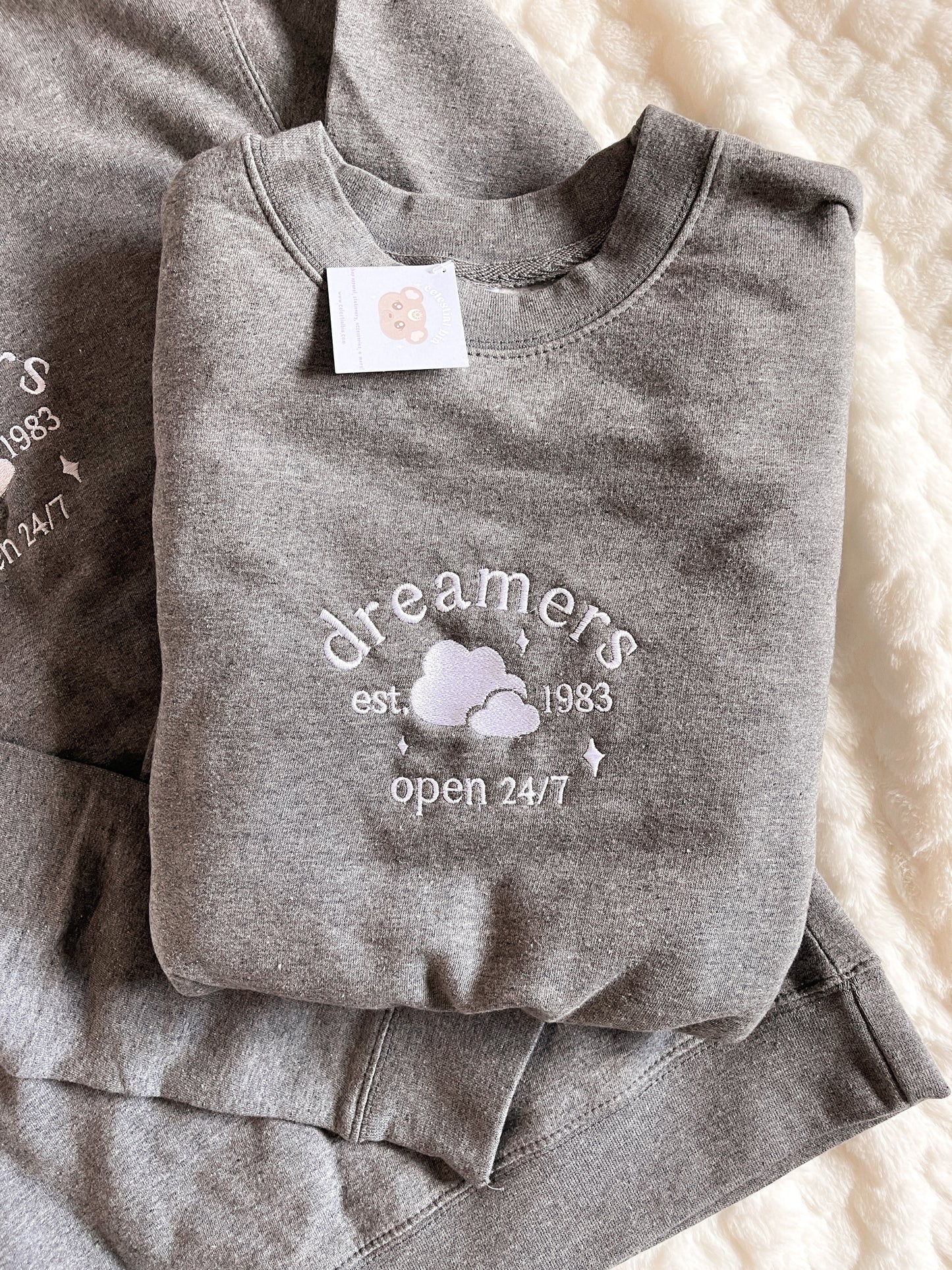 Dreamers Embroidered Crewneck Sweatshirt