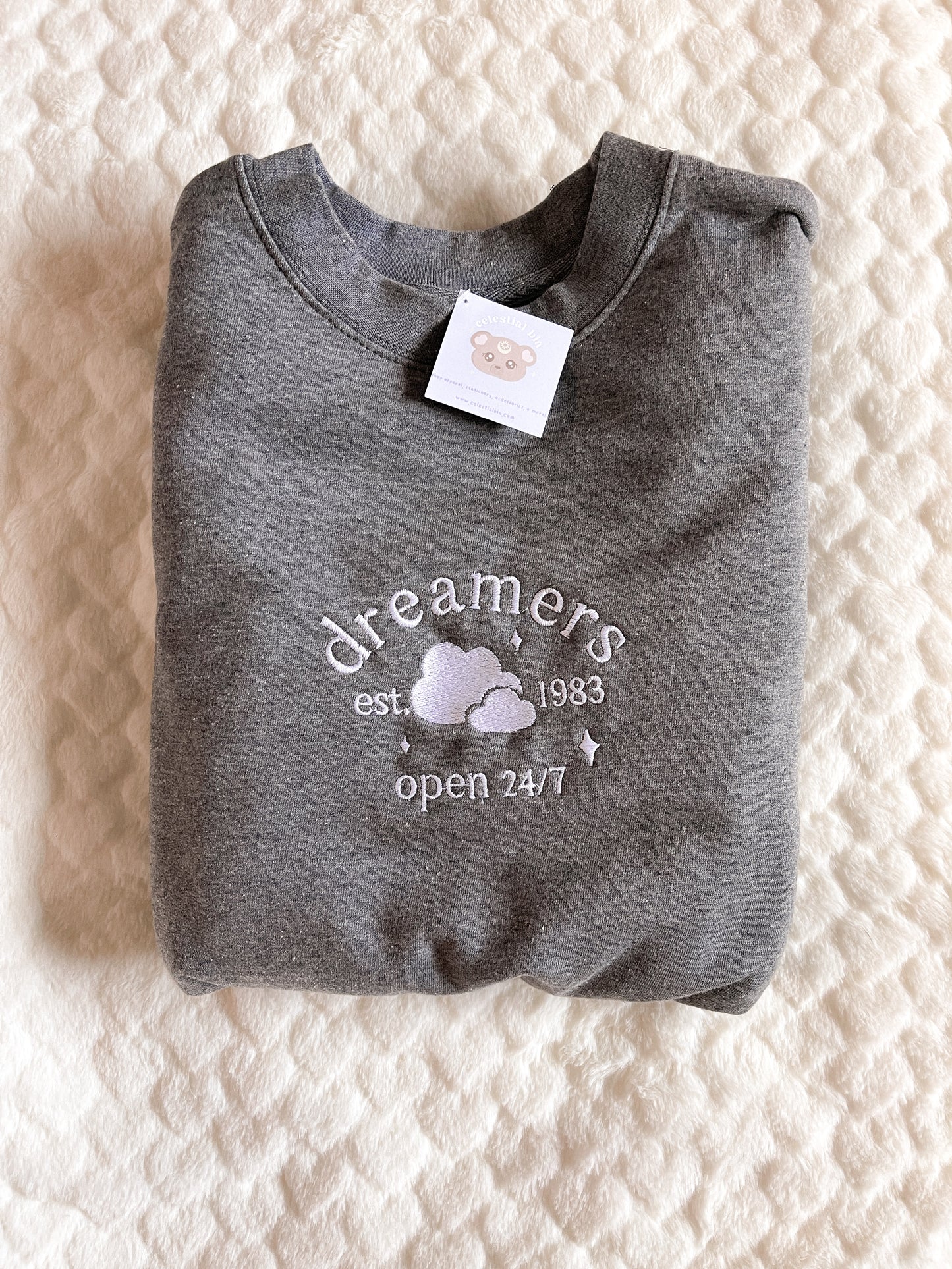 Dreamers Embroidered Crewneck Sweatshirt
